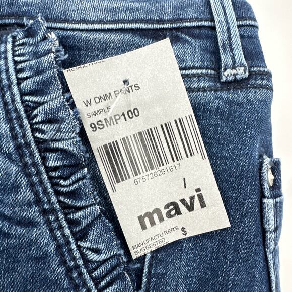 Mavi Distressed Ruffle Hemline Jeans Size 27 NWT - Picture 6 of 6